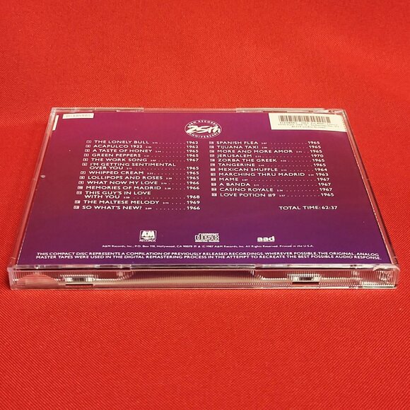 Herb Alpert & The Tijuana Brass Classics Volume 1 CD 1987 Signed - Picture 4 of 8